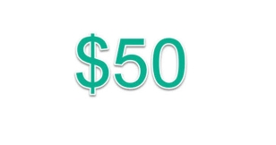 Donation Level of $50